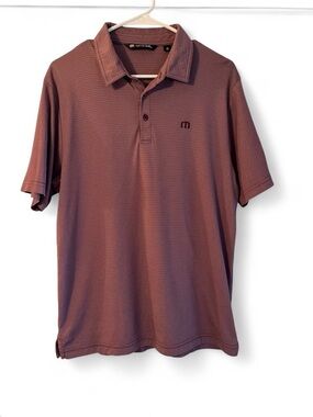 Travis Mathew Men's Polo in Dusty Mauve